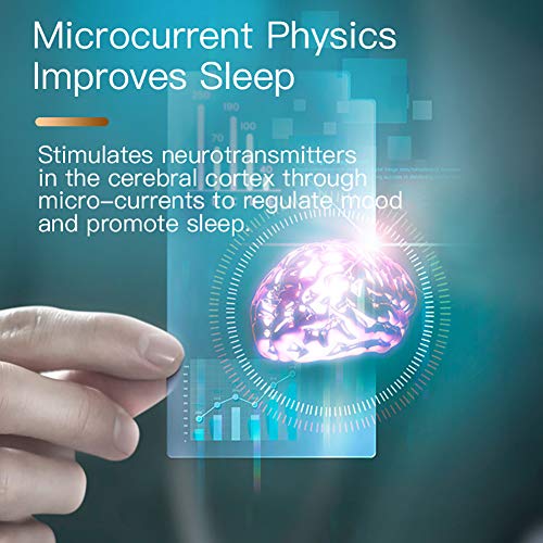 Ti-Fa Instrumento para Dormir de microcorriente de Carga USB Dispositivo de Ayuda para Dormir para la Ayuda para Dormir Dulce Herramienta de Ayuda para Dormir Cuidado de la Salud,Verde