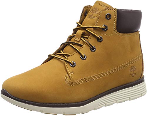 Timberland Killington 6 Inch (Junior), Botas Clasicas Unisex-Niños, Amarillo Wheat Nubuck, 39 EU