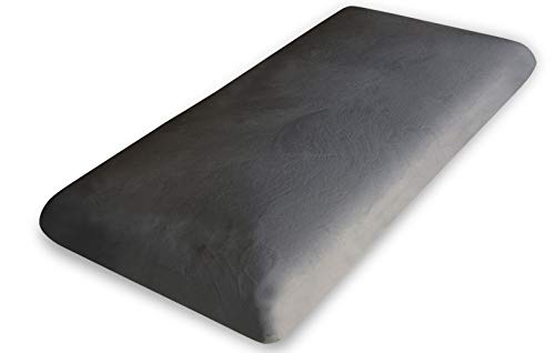 Todocama - Almohada viscoelástica Carbono Natural, compuesta por un núcleo 100% viscoelástico con partículas de Carbono Activo Que disminuyen los Malos olores y humedades. (67 cm)