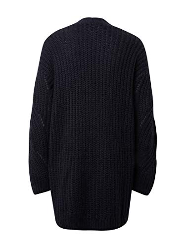 Tom Tailor Zopfmuster Suéter cárdigan, Azul (Sky Captain Blue 10668), XL para Mujer