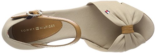 Tommy Hilfiger Iconic Elba Sandal, Alpargatas Mujer, Beige (Cobblestone 068), 39 EU