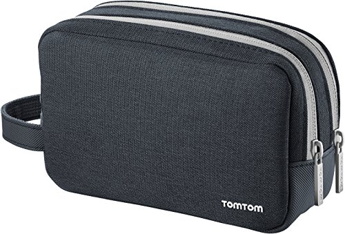 TomTom Estuche de Viaje Universal para Todos los Navegadores de 4.3, 5 y 6 pulgadas, como Start, Via, GO, GO Basic, GO Essential, Rider, GO Professional o GO Camper, Negro/Gris