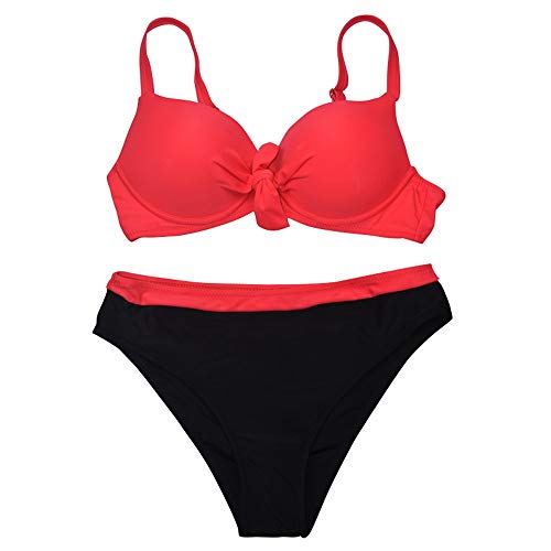 Traje De Baño De Mujer,RETUROM Bikini Mujer Push-up con Relleno Grueso con Acero Acolchado Bra Trajes de baño Dos Piezas Color Vario con