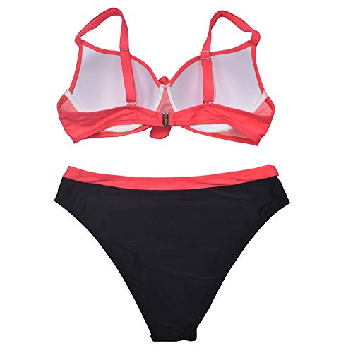 Traje De Baño De Mujer,RETUROM Bikini Mujer Push-up con Relleno Grueso con Acero Acolchado Bra Trajes de baño Dos Piezas Color Vario con