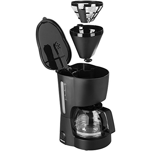 Tristar CM-1246 Cafetera, Elemento antigoteo, 600 W, 6 Cups, Negro