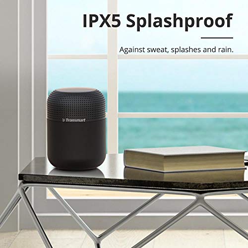 Tronsmart T6 MAX Altavoz Bluetooth 60W, 20h de Reproducción, Efecto de Triple Bajo, 360° Sonido Estéreo Potentes con TWS & NFC & Micrófono, Manos Libres, Impermeable IPX5 Altavoz Portátil para Hogar