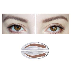 Turelifes Sello impermeable para cejas, en polvo, cejas perfectas, sello en polvo, forma delicada