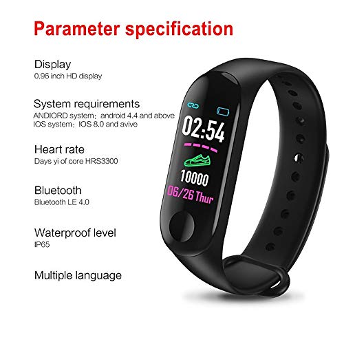 ulsera de Actividad Inteligente, Reloj Inteligente Hombre Mujer con Pulsómetro y Presión Arterial Reloj Deportivo Podómetro GPS Impermeable IP67 Cronómetro Smartwatch para (BIUE)