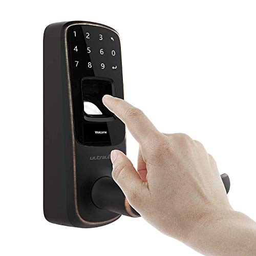 ultraloq UL3 huella digital y pantalla táctil sin llave Smart Lock, UL3-AB