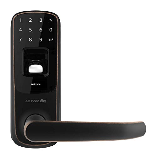 ultraloq UL3 huella digital y pantalla táctil sin llave Smart Lock, UL3-AB