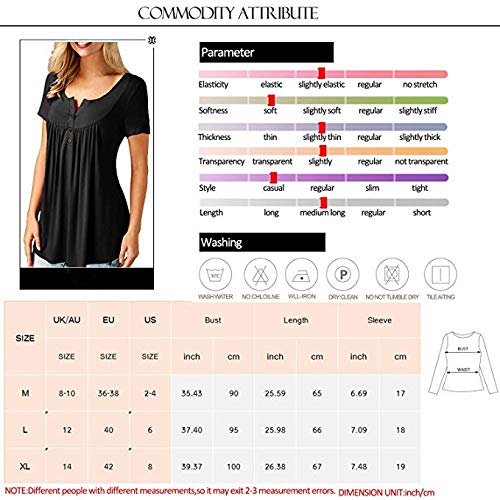 UMIPUBO Bluas de Mujer Camisa Algodón Blusa Mujer Elegante Manga Corta Camisa Suelta Mujer Casual Verano Shirts (L, Blanco)