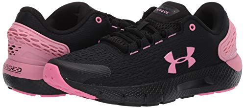 Under Armour UA GS Charged Rogue 2, Zapatillas para Correr, Calzado Deportivo de Calidad Unisex Adulto, Negro (Black/Lipstick/Lipstick), 38 EU