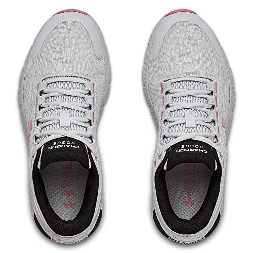 Under Armour UA W Charged Rogue 2, Zapatillas de Running para Mujer, Gris (Halo Gray/Halo Gray/Lipstick), 36 EU