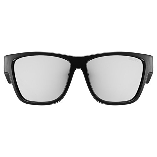 uvex Sportstyle 508 Gafas de Sol, Juventud Unisex, Black Mat/Silver, One Size