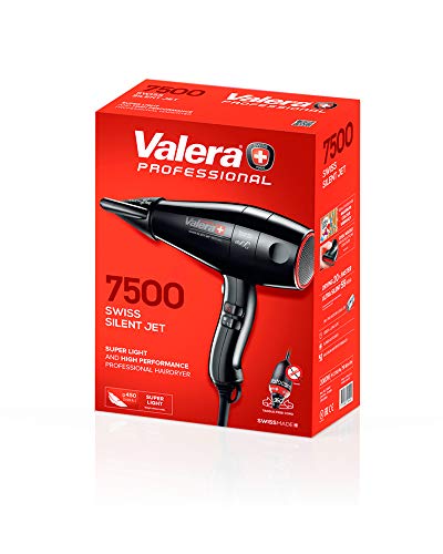 Valera SXJ-7500-DRC - Secador de Pelo, 2000 W, iónico, con rotador, difusor, color negro