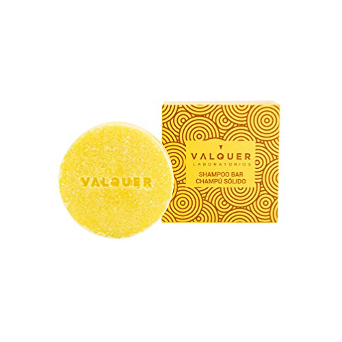 Válquer Champú Sólido con Extracto de Limón y Canale, Refrescante, Antioxidante y Purificante, 50 g