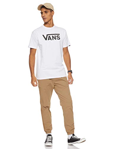 Vans Herren Classic T-Shirt, Weiß (WHITE-BLACK YB2), Medium