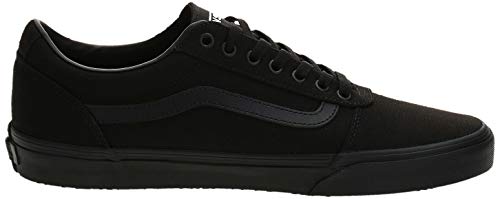 Vans Ward Canvas, Zapatillas para Hombre, Negro (Canvas/Black 186), 44 EU