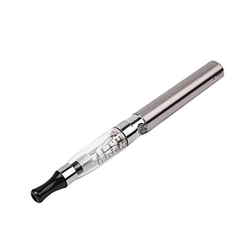 Vaper Cigarros Electrónicos, SMOK Vape Pen Ego-t EC4, Vape Pen + E Liquido, Top Refill Vaporizado, Batería Recargable Cigarro Electronico, E Cigarette Sin Nicotina 0.0mg (Plata)