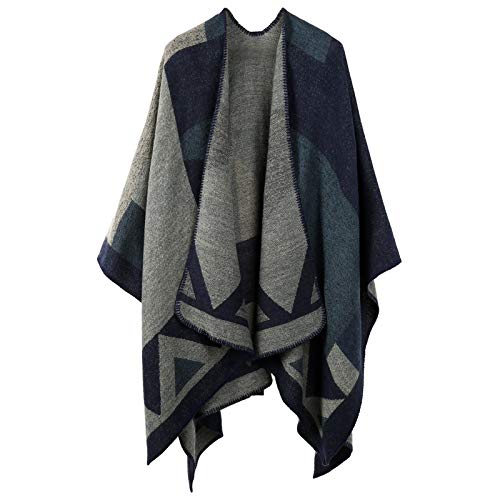 VBIGER Poncho de Punto de Mujeres Elegantes para Invierno