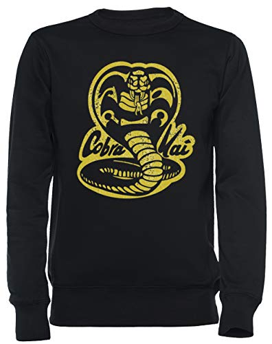 Vendax Cobra Kai - Cobra Kai Unisexo Sudadera Negro