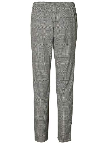 Vero Moda Vmeva Mr Loose String Checked Pants Noos Pantalones, Multicolor (Grey Checks: White), 42/ L30 (Talla del Fabricante: X-Large) para Mujer