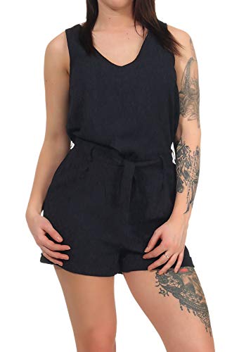 Vero Moda VMHELENMILO SL Playsuit WVN Mono Corto, Azul Oscuro, S Mujer