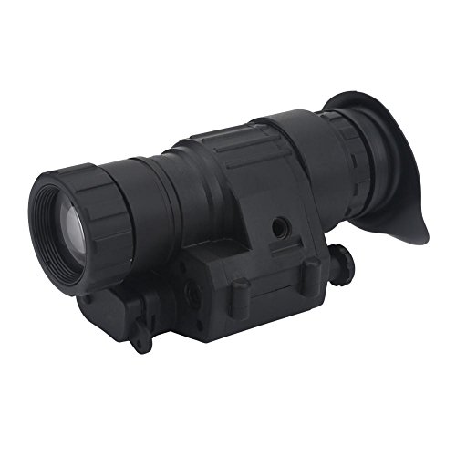 VGEBY1 Telescopio Monocular, Telescopio Monocular Infrarrojo IR Impermeable Negro Duradero con Dispositivo de Alta Definición para Exploración al Aire Libre