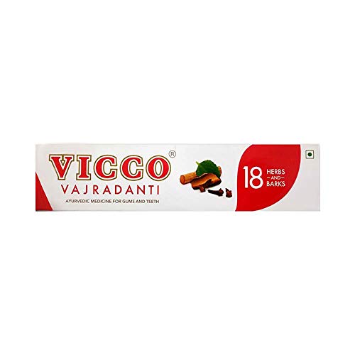 Vicco Vajradanti ToothPaste 100gm Ayurvedic For Gum and Teeth (Pack of 5)