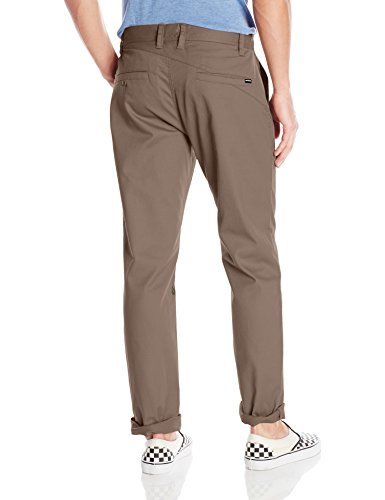 Volcom Frickin Modern Stret Pantalones, Marrón (Seta), (Size:38) para Hombre