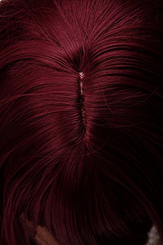 WIG ME UP- peluca de mujer pelo liso rojo granate flequillo aprox. 55 cm de longitud 3280-39