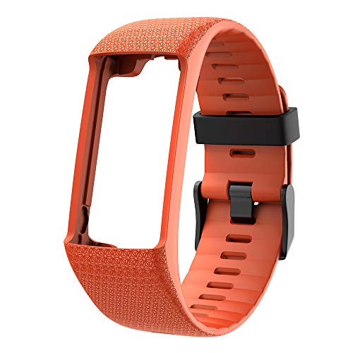 WIIKAI Compatible con Polar A3060/A370 Correas para Relojes, Correa de Pulsera de Reemplazo(Naranja).