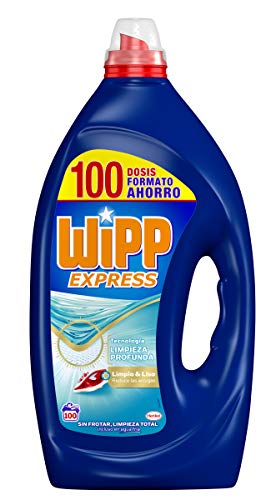 Wipp Express Detergente Líquido Azul 100 Lavados