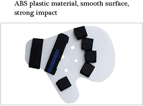 WXXT Dedo entablillado Corrector, el Dedo diapasón Separador Puntos Ortesis Mano Ortesis del túnel carpiano for el Movimiento/hemiplejía/Lesión Cerebral Traumática 9.14 (Color : Left, Size : S)
