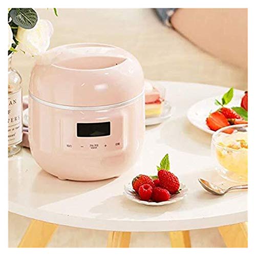 X-LSWAB Pote de cocinar eléctrico eléctrica Lenta con Cocina Mini automático Que Cocina la Sopa de gachas de Reparto de Agua de cocción de cerámica 0.8L Suplemento Liner bebé Pot for el Vapor Pequeño