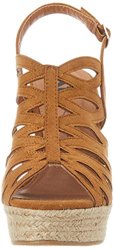 XTI 44039.0, Sandalias con Plataforma para Mujer, Marrón (Camel Camel), 41 EU