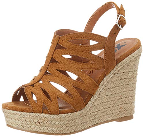 XTI 44039.0, Sandalias con Plataforma para Mujer, Marrón (Camel Camel), 41 EU