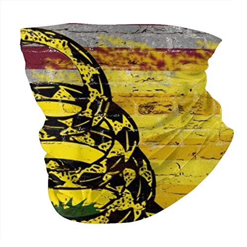 XXUU Do Not Tread On Me Bandera Estadounidense Mascarilla Bandanas Bufanda Calentador de Cuello Diadema para Polvo Aire Libre Deportes Polvo Sol, Protección contra el frío