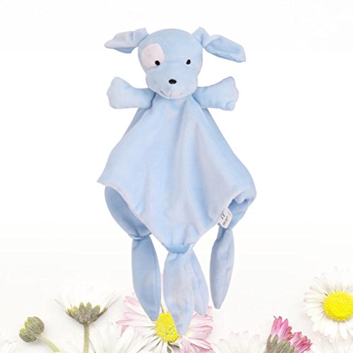 YeahiBaby Doudou Manta de Seguridad para Bebés Mantitas de Arrullo Peluche Animal Felpa Perro