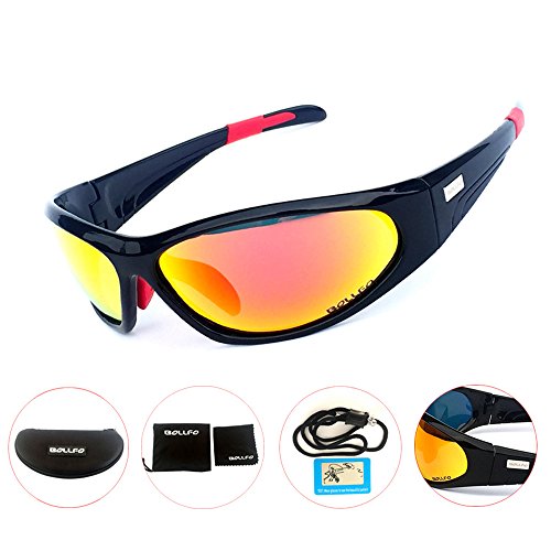 Yopria Gafas de Sol Deportivas Polarizadas Protección UV400 para Hombres Mujeres Ciclismo Equitación Corriendo Pescar Gafas de Golf