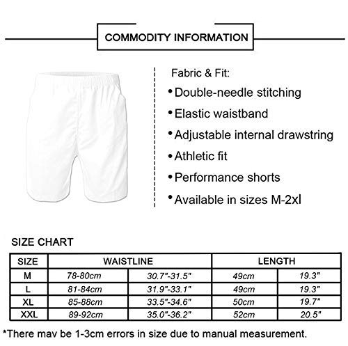 Yuerb Funny Beach Board Shorts para Hombres Pantalones Casuales Bandera Simple con Escudo de Armas