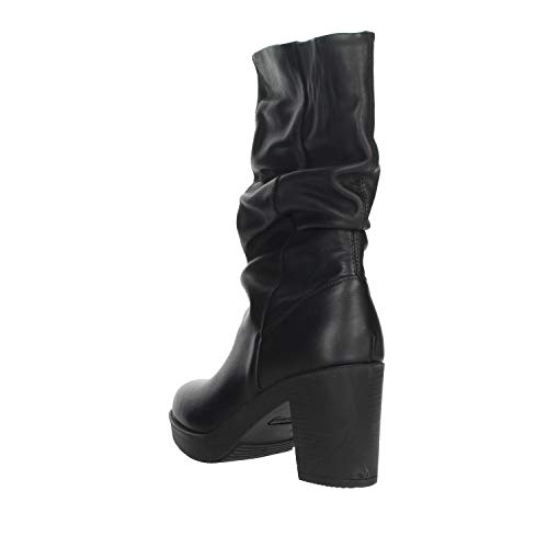 Zapatos de Mujer Botas IMAC en Cuero Negro 405680-1400-011