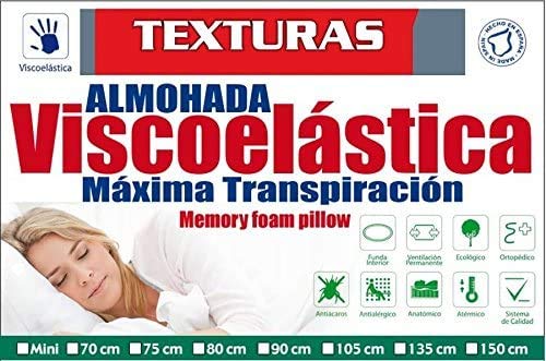 ZETA TEX - Cojín con Forma de Cuña para Cama y Sofá, Sujeción de Espalda Almohada de Lectura 40 x 30 x 48 cm Texturas Home