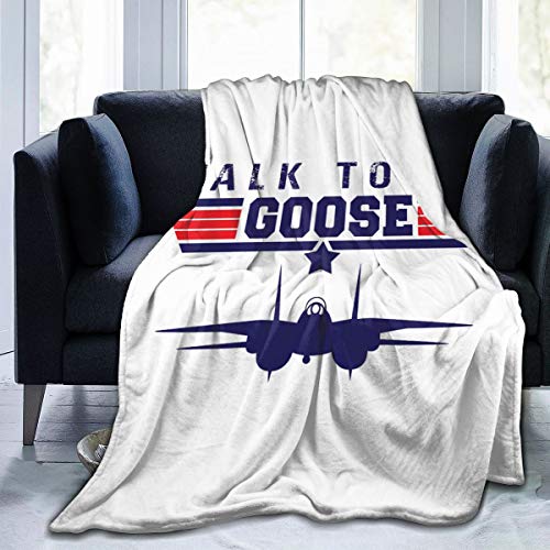 Zhangzx Talk To Me Goose Micro Fleece Blanket Throw Throw Super Soft Hipoalergénico Cama de Felpa Sofá Sala de Estar Dormitorio Regalos