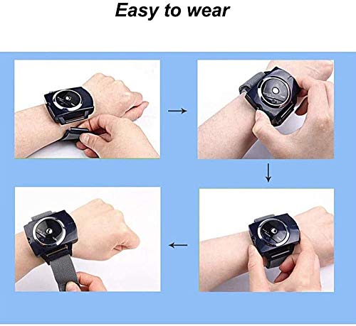 ZT Dispositivo Anti ronquido Muñequera, Infrarrojos biosensor Inteligentes Anti tapón ronquidos Ayuda Ray Detecta contra Reloj Dormir for Hombres y Mujeres (Size : 3PCS)