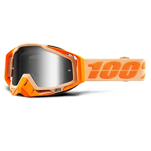 100% Prozent Racecraft Goggle Brille Verspiegelt DH MTB MX Downhill Mountain Bike Moto Cross, HU-GOG-0010, Modell Abyss black