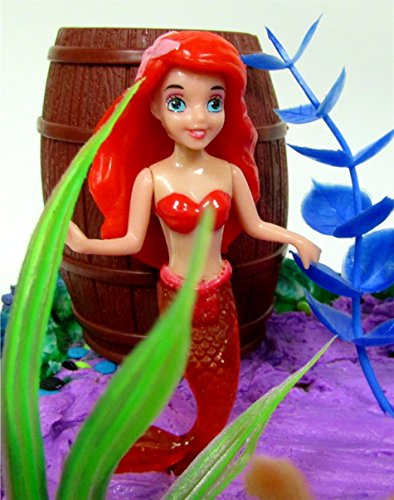 16 Piece Under the Sea MERMAID Themed Birthday Cake Topper Set Featuring Mermaid and Friends Characters and Decorative Themed Accessories by Cake Topper