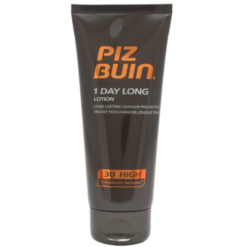 2 x Piz Buin 1 Day Long Long Lasting Sun Lotion SPF30 High 100ml