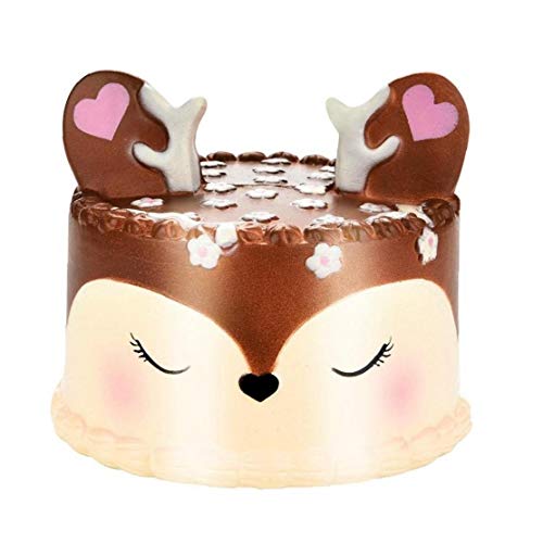 2018 Más Nuevo Lenta Rising Squishie Jumbo, Hehem 11cm Kawaii Unicorn Cake Perfumado Encanto Blando Lenta Rising Teléfono Celular Simulación Niño De La Llave De Juguete Colgante De La Correa Del Hogar