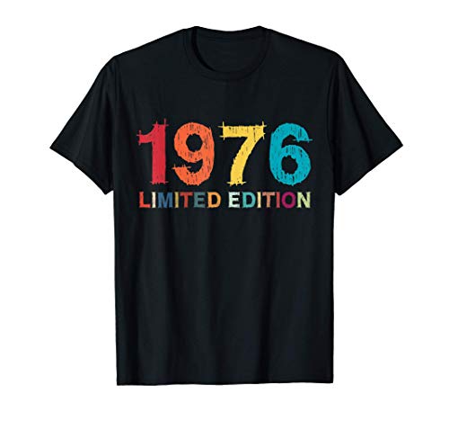 44 Años Cumpleaños Hombre Mujer Regalo Deco Divertido 1976 Camiseta